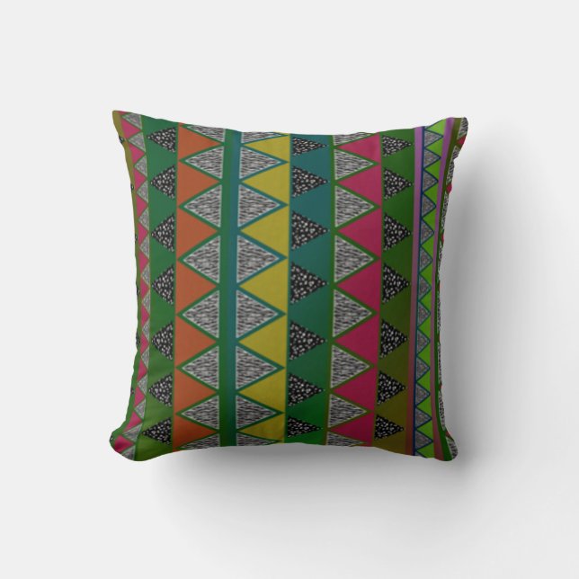 Tribal Print Pillow Kussen (Voorkant)