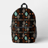 Tribal Printed Backpack Bedrukte Rugzak (Voorkant)