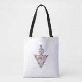 Tribal Prism Handbag Tote Bag (Voorkant)