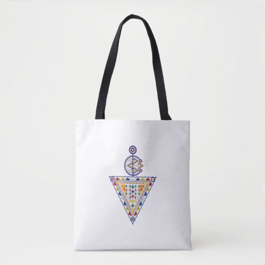 Tribal Prism Handbag Tote Bag (Voorkant)