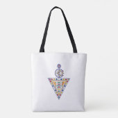 Tribal Prism Handbag Tote Bag (Achterkant)