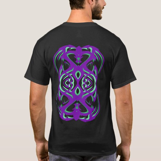 Tribal PurGreenaT-Shirt T-shirt (Achterkant)