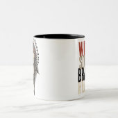 Tribal Queen Wild Soul Two-Tone Coffee Mug Tweekleurige Koffiemok (Center)
