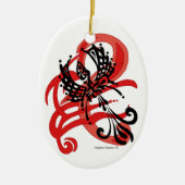 Tribal Raven Ornament (Voorkant)