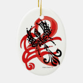 Tribal Raven Ornament (Achterkant)