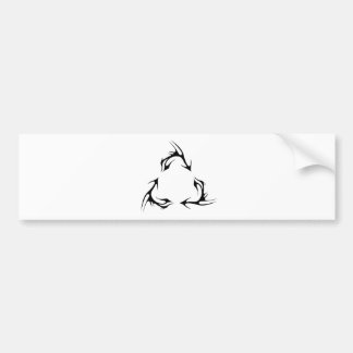 Tribal Recyclen Bumpersticker