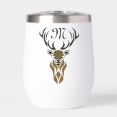 Tribal Red Stag Monogram (Voorkant)