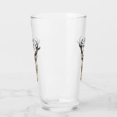 Tribal Red Stag Monogram Glas (Links)