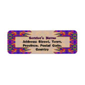 Tribal Return Label (Voorkant)