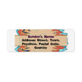 Tribal Return Label (Voorkant)