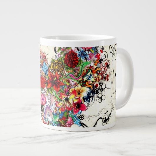 Tribal Rhythm Grote Koffiekop (Voorkant rechts)