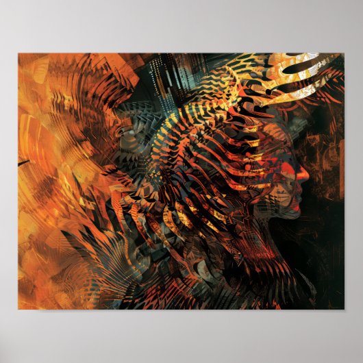 Tribal Rhythms: De dans van algoritmes Poster (Voorkant)