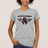 Tribal Ribbon... Arachnoiditis T-shirt (Voorkant)