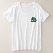 Tribal Ribbon...C Diff Grote Maat T-shirt (Design voorkant)