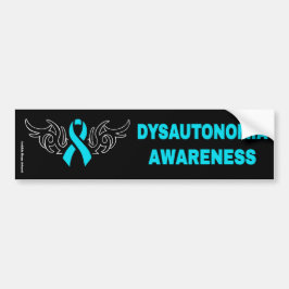 Tribal Ribbon... Dysautonomia Bumpersticker