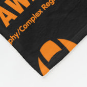 Tribal Ribbon...RSD/CRPS Fleece Deken (Hoek)