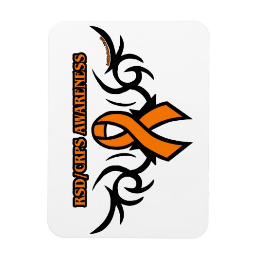 Tribal Ribbon...RSD/CRPS Magneet (Verticaal)
