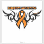 Tribal Ribbon...RSD/CRPS Sticker (Vel)