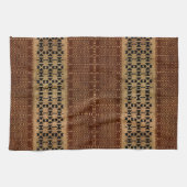 Tribal Rich Brown Mudcloth Theedoek (Horizontaal)