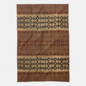 Tribal Rich Brown Mudcloth Theedoek (Verticaal)