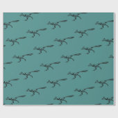 Tribal Roadrunner Silhouette Cadeaupapier (Vlak)