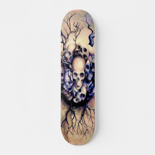 Tribal Roots Skulls Element Custom Pro Board Skateboard (Voorkant)