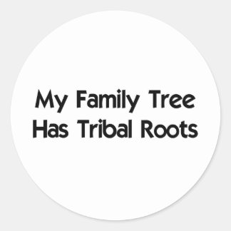 Tribal Roots Sticker (Rond)