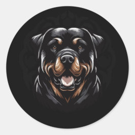 Tribal Rottweiler Sticker – Fierce & Loyal