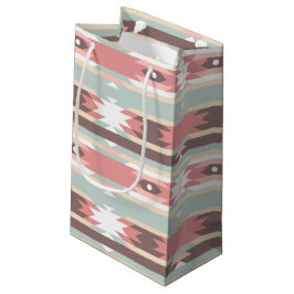 Tribal roze Diamond Stripes Gift Bag Klein Cadeauzakje