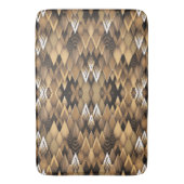 TRIBAL RUSTIC TRIANGULAR PATROON BADMAT (Voorkant Verticaal)