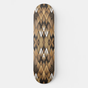 TRIBAL RUWE DRIEHOEKIGE PATROON PERSOONLIJK SKATEBOARD