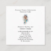 *~* Tribal Sacred Shamen Shamanic Dream Catcher Vierkante Visitekaartje (Achterkant)