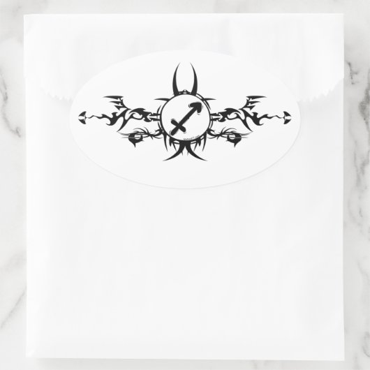 Tribal Sagittarius Stickers (Tas)