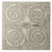 Tribal Sand Mosaic Art Tegeltje (Voorkant)