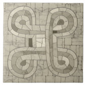 Tribal Sand Mosaic Art Tegeltje (Voorkant)