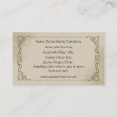 Tribal Sand & Water Yin Yang Visitekaartje (Achterkant)