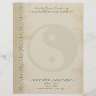 Tribal Sand Yin Yang Briefhoofd