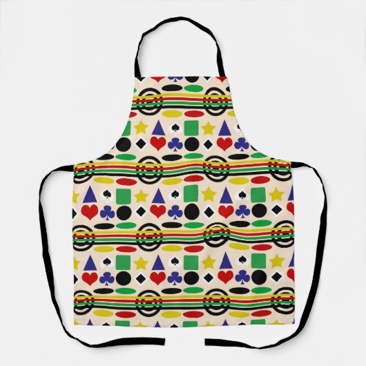 Tribal Scandinavisch patroon Design Schort (Voorkant)