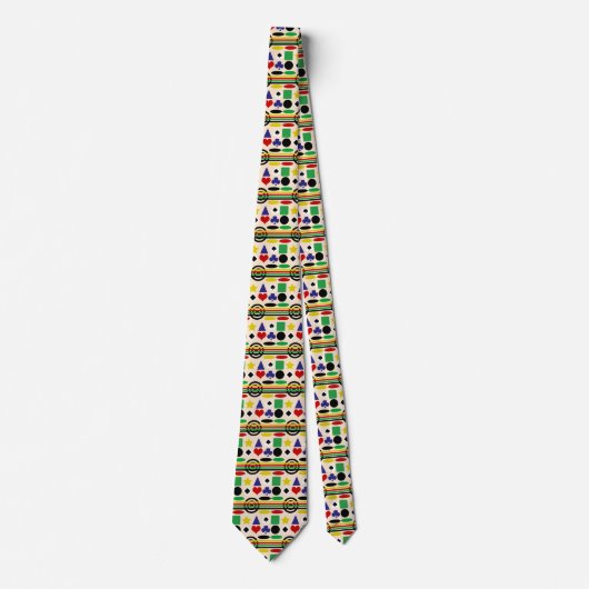 Tribal Scandinavisch patroon Design Stropdas (Voorkant)