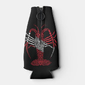 Tribal Scuba Flag Spiny Lobster Flesjeskoeler (Achterkant)