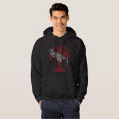 Tribal Scuba Flag Spiny Lobster Hoodie (Voorkant volledig)