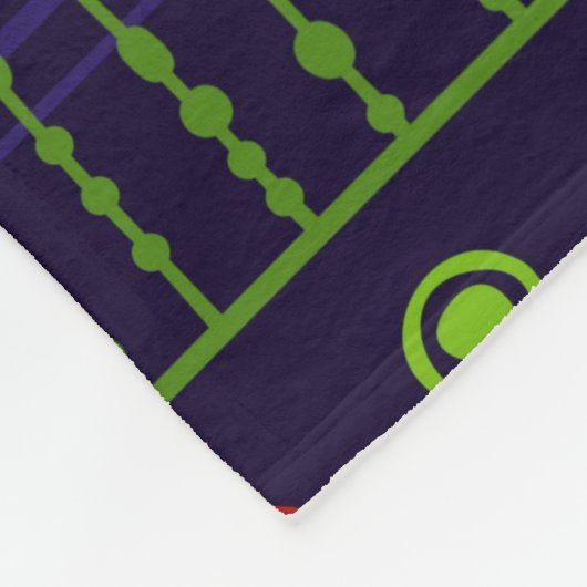 Tribal seamless pattern. fleece deken (Hoek)