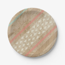 Tribal Shabby Chic Southwest Striped Paper Bord
