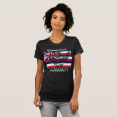 TRIBAL SHAKA (HANG LOS) Kamaʻāina HI VLAG BG T-shirt (Voorkant volledig)