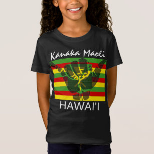 TRIBAL SHAKA (HANG LOS) Kānaka Maoli HI VLAG BG T-shirt