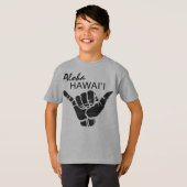 TRIBAL SHAKA (LOS HANGEN) - ALOHA HAWAII T-SHIRT (Voorkant volledig)
