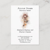 ** Tribal Shamanic Dream Catcher Heilige Shaman Visitekaartje (Achterkant)