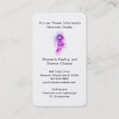 *~* Tribal Shamanic Sacred Dream Catcher Shaman Visitekaartje (Achterkant)