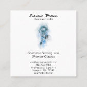 *~* Tribal Shamen Sacred Shamanic Dream Catcher Vierkante Visitekaartje (Achterkant)