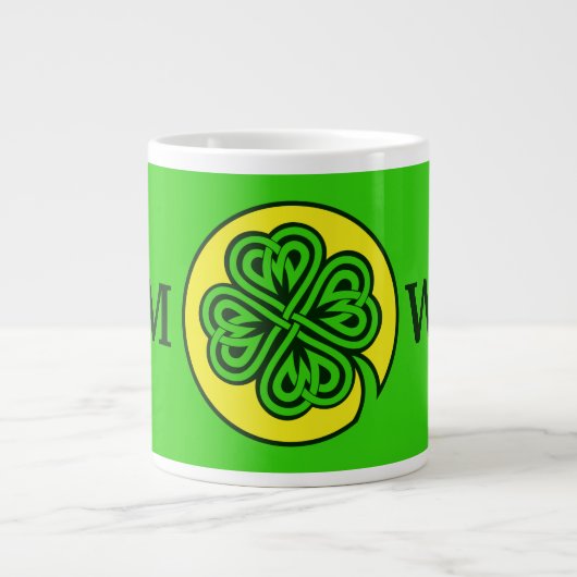 Tribal Shamrock aangepaste mokken (Voorkant)